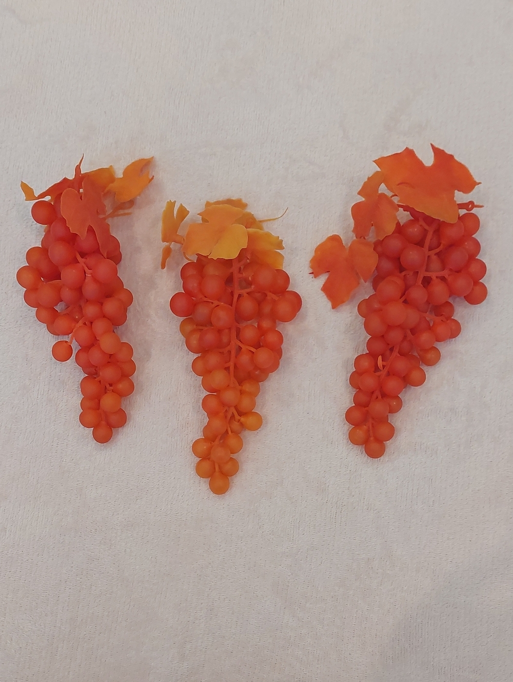 3 Faux Grape on a Vine Clusters NWOT